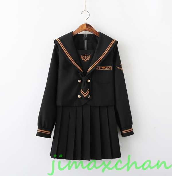 サマー 長袖/中袖 短袖 上下セット セーラー服 JK系フリルスカート パーティグッズ 制服 学生 ユニフォーム 卒業式 入学式 コスチューム スカート