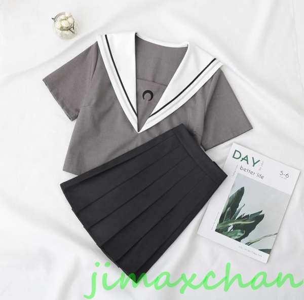サマー　長袖/中袖　短袖　上下セット セーラー服 JK系フリルスカート　パーティグッズ 制服 学生　ユニフォーム　卒業式 入学式　コスチューム　スカート