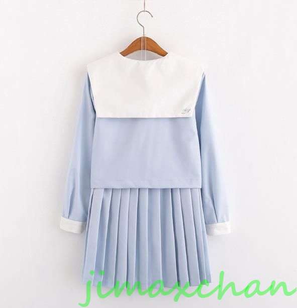 サマー　長袖/中袖　短袖　上下セット セーラー服 JK系フリルスカート　パーティグッズ 制服 学生　ユニフォーム　卒業式 入学式　コスチューム　スカート