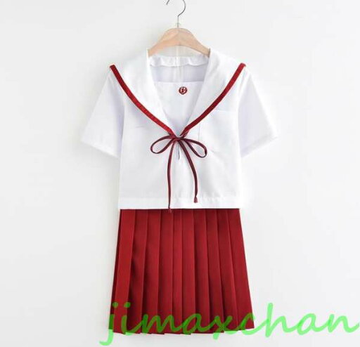 サマー 短袖 上下セット セーラー服 JK系フリルスカート パーティグッズ 制服 学生 ユニフォーム 卒業式 入学式 コスチューム スカート サマー 短袖 上下セット セーラー服 JK系フリルスカート パーティグッズ 制服 学生 ユニフォーム 卒業式 入学式 コスチューム スカート