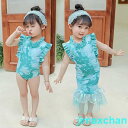 新品 人魚水着 3点セット 子供水着 キッズ 子供 ビキニ水着 セパレート タンキニ ジュニア ラッシュガード 水着 女の子 女の子 女の子 ガールズ ジュニア キッズ(4)