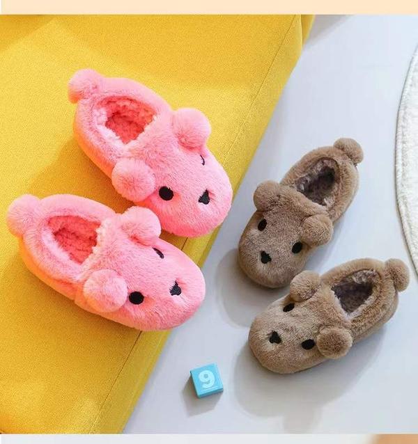 気楽 キッズ ジュニアシューズ 子供靴 ルームシューズ スリッパ 中綿シューズ 女の子 男の子 防寒 春秋冬 滑りにくい 室内履き 柔らかい モコモコシューズ ベビー 散歩 可愛い 上履き