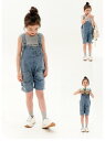 気楽 韓国こども服 春服 夏服 オーバーオール キッズ デニム サロペット 半パンツ キッズ ジュニアデニム サロペット 女の子 男の子 ジュニア 子供服 ボト...