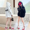 気楽 秋110-170 トップス 子供服 パーカー ジップパーカー 男の子 女の子 長袖 キッズ ジュニア リンクコーデ 羽織り 英文字 おしゃれ かっこういい...