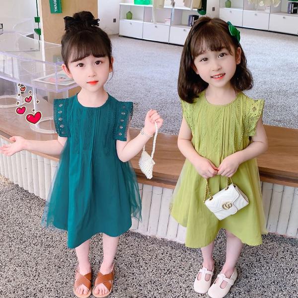 気楽 韓国子供服 ワンピース 半袖 スタンダード ノースリーブワンピース 女の子 子供服 こども服 