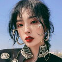 気楽 メガネ 眼鏡 ワイヤーグラス ゴールドorシルバー wire glasses jewelry ジュエル ジュエリー ジルコニア 星 スター チェーン クリスタル オルチャン