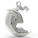 気楽 ネックレス 三日月 ドラゴン 龍 ムーン moon アクセサリー メンズ レディース ユニセックス ジュエリー スタイル お洒落アイテム ヒップホップ レ...
