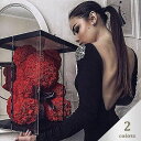 気楽 プレゼント 薔薇 ビッグ テディベア レッドorピンク リボン付き LEDライト付き 箱付き プリザーブドフラワー プリザーブド バラ 大きい 置物 ベア 雑貨 インテリア