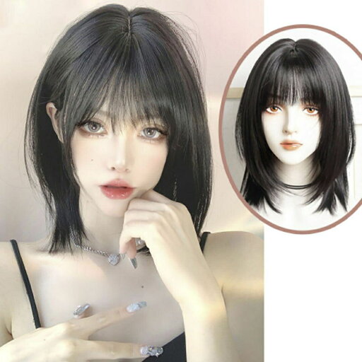 気楽 ウィッグ ブラック ミディアム セミロング ネット付き 黒髪 黒ヘアー ヘア ロング フルウィッグ 自然 軽量 小顔効果 ナチュラル サラツヤ かわいい 流行り 最新 ベース 気楽 ウィッグ ブラック ミディアム セミロング ネット付き 黒髪 黒ヘアー ヘア ロング フルウィッグ 自然 軽量 小顔効果 ナチュラル サラツヤ かわいい 流行り 最新 ベース