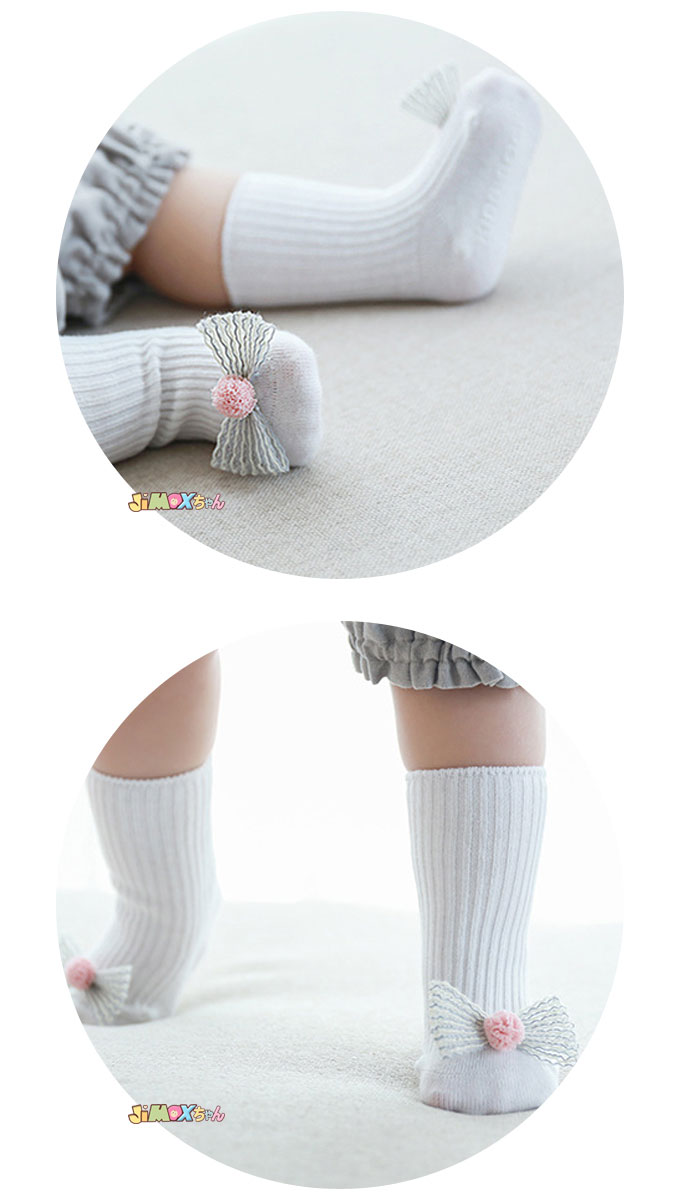 【即納】「在庫処分」メール便対応可能　リボン付き モチーフ　花モチーフ　ソックス　靴下　可愛い　フォーマル　秋春　可愛い　無地