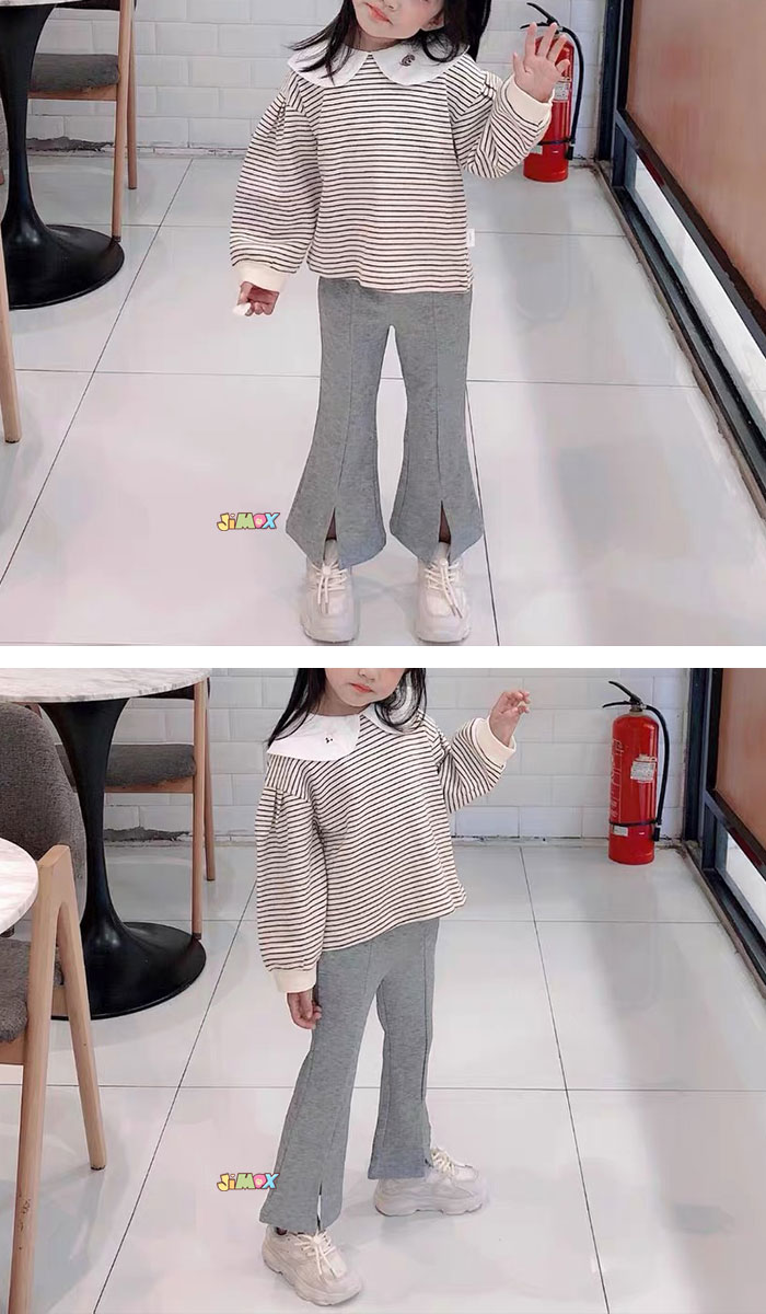 【即納】70cm/90cm/100cm ベビーパンツ　フレアパンツ　パンツ　ゴムウェスト　パ...