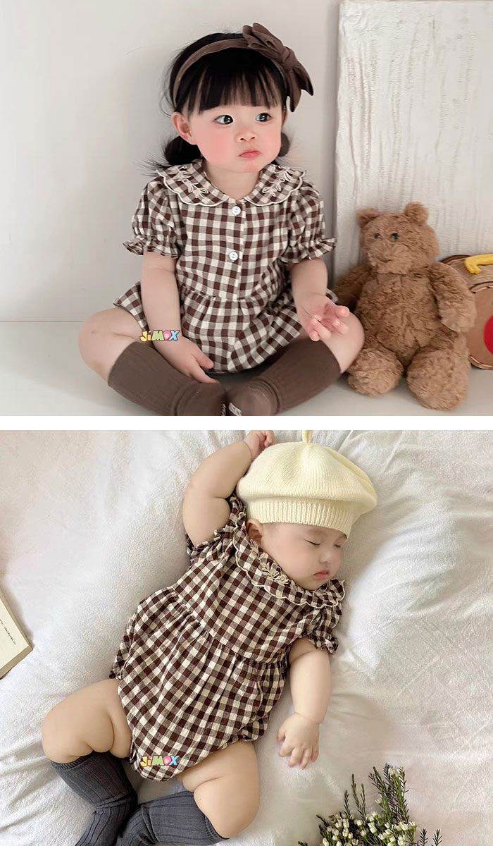 【即納】90cm「メール便送料無料」ベビー服　ロンパース　オールインワン　フレア...