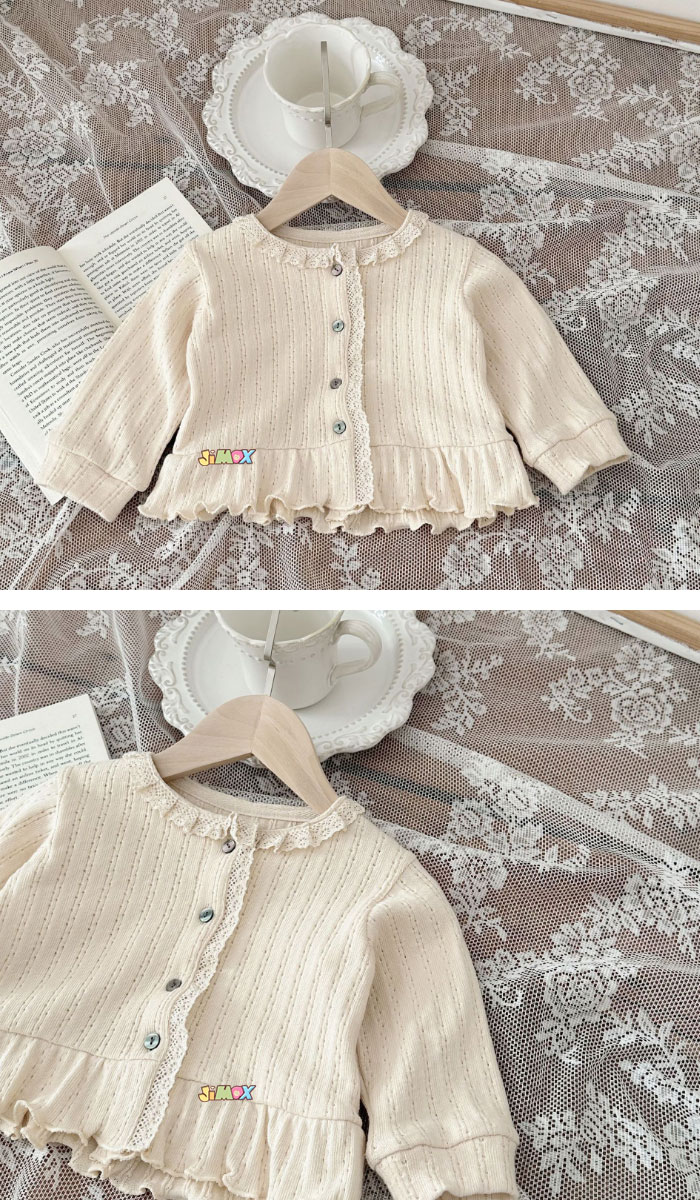 【即納】60cm70cm/90cm ベビートップス　ニット　ニットカーディガン　薄手　春秋　ベビーカーディガン　新生児　女の子　日焼け防止　風防止　シンプル　ニット　春秋　ベビー服　子供服　女の子　長袖　可愛い　シンプル　新品　フレア　レース