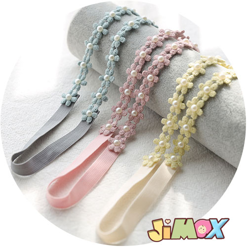 【即納】「メール便送料無料」レース風　ヘアバンド　花モチーフ　小花　キッズ　女の子　ヘアアクセ　..