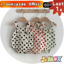 【即納】★Last1点、5,280円以上ご注文頂き、0円GET!★ 60cm 2点セット サロベット×ヘアバンド セットアップ 水玉柄 夏 シンプルなデザイン ...