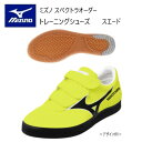 《受注生産》《送料無料》ミズノ スペクトラ オーダー トレーニングシューズ アッパー 人工皮革(スエード) 3本マジックタイプ コーチシューズ ネーム刺しゅう入...
