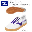 《受注生産》《送料無料》ミズノ スペクトラ オーダー トレーニングシューズ アッパー 天然皮革(牛革) ひもタイプ コーチシューズ ネーム刺しゅう入り(漢字)U...