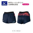 《受注生産》《送料無料》ミズノ 陸上ウェア MTCモデル ウィメンズ レーシングパンツ U2MBC20211 ディープネイビー