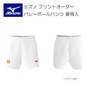 《受注生産》《送料無料》ミズノ プリントオーダー バレーボールウェア メンズ ゲームパンツ テクノスパークストレッチ2素材 スリムフィット 股下13cm V2J...