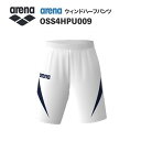 《受注生産》《送料無料》アリーナ カスタムオーダー チームウェア ウィンドハーフパンツ ユニセックス(ホワイト×Dネイビー×Dネイビー) OSS4HPU009-...