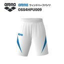 《受注生産》《送料無料》アリーナ カスタムオーダー チームウェア ウィンドハーフパンツ ユニセックス(ホワイト×ブルー×ブルー) OSS4HPU009-WT04