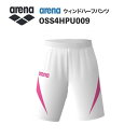 《受注生産》《送料無料》アリーナ カスタムオーダー チームウェア ウィンドハーフパンツ ユニセックス(ホワイト×ピンク×ピンク) OSS4HPU009-WT05