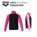 《受注生産》《送料無料》アリーナ カスタムオーダー チームウェア ウィンドジャケット ユニセックス(ブラック×ピンク×ピンク×ホワイト×ピンク) OSS4JKU003-BK16(4)