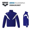 《受注生産》《送料無料》アリーナ カスタムオーダー チームウェア ウィンドジャケット ユニセックス(パープル×ホワイト×ホワイト) OSS4JKU007-PL02(4)