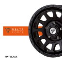 4本セット【送料無料】RAV4 DELTAFORCE OVAL 17inch 7.0J+32 For RAV4 デルタフォース MAT BLACK 17 x 7.0J +32 / 5-114.3 カラー:マットブラック TOYOTA トヨタ RAV4【4本価格】(2)