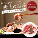 ラムカタロース肉500gパック（タレなし）ラム肉 羊肉 仔羊肉 カタロース肉 生ラム 肩ロース あんべ ジンギスカン じんぎすかん お花見 バーベキュー 岩手県 遠野 人気 売れ筋 お取り寄せ グルメ 通販 食べ物 贈り物 ギフト プレゼント 業務用 飲食店 居酒屋