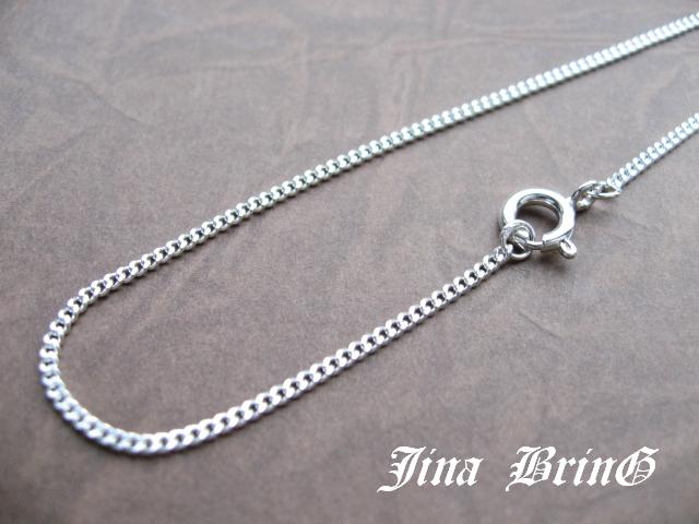 送料無料 ジナブリング (JINA BRING) 1.2mm シルバー925 チェーン 喜平チェーン 喜平ネックレス シルバーチェーン メ…