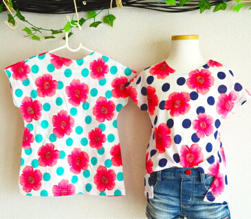 フラワーシャボン　半袖Tシャツ（カラー2色）トップス　半袖　Tシャツ　女の子　子供服　夏服　韓国子供服　かわいい