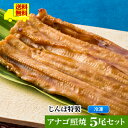 あなごの蒲焼き 【じんぼ特製　本格極上アナゴ照焼5尾セット】送料無料 レンジで温めるだけ 遠赤外線魚焼機で焼き上げ ＜アナゴ5尾＞アナゴ 穴子 自社製造 おすすめ 人気 焼き穴子 焼きアナゴ　あなご　ギフト お取り寄せグルメ おかず