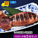 【じんぼ特製　本格照焼　いかぽっぽ焼き5尾セット】送料無料 レンジで温めるだけ 遠赤外線魚焼機で焼き上げ ＜照焼　イカ5尾＞レンジ 温めるだけ　焼き魚 さかな 魚 セット 惣菜 セット おかず 冷凍 塩焼き ギフト 魚 レンジ ご飯のお供 ギフト おかず お弁当