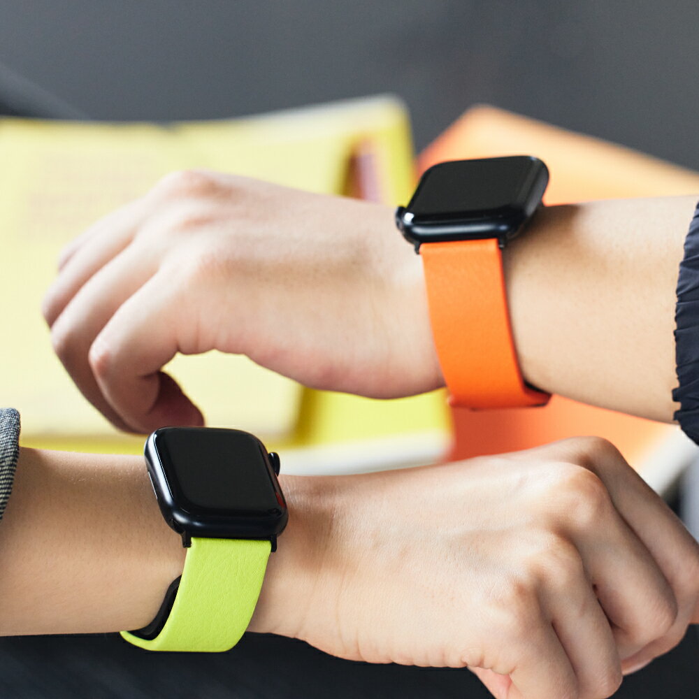 GRAMAS グラマス アップルウォッチ バンド 本革 革 レザー ネオン イタリアンレザー メンズ ベルト apple watch バンド アップルウォッチバンド 42mm 41mm 40mm 49mm 46mm 45mm 44mm スマートウォッチ シンプル おしゃれ 人気