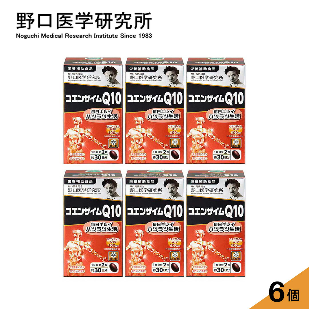 【6個セット】野口医学研究所 コエンザイムQ10 60粒x6 (栄養補助食品)
