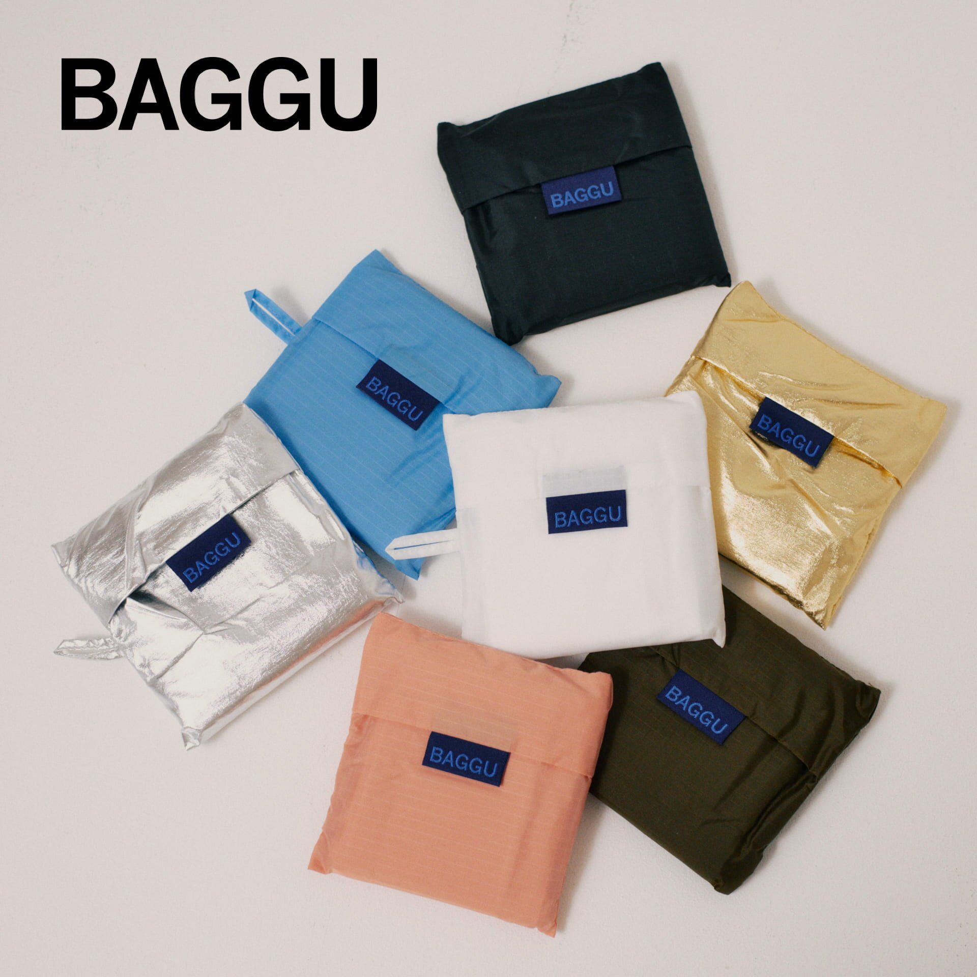 STANDARD BAGGU バグゥ メタリック シルバー 