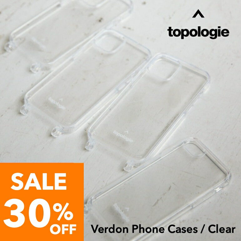 Verdon Phone Cases / Clear Topologie トポロジー ケース アクセサリー スマートフォン シンプル ユニセックスのサムネイル
