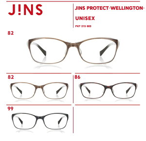 【JINS PROTECT-WELLINGTON-】 ジンズ プロテクト　飛沫 予防 メガネ 花粉 対策 防止 メガネ 曇りづらい くもりづらい くもり止め レンズ ウェリントン 眼鏡 めがね メガネ 大きめ ユニセックス メンズ レディース 花粉 おしゃれ