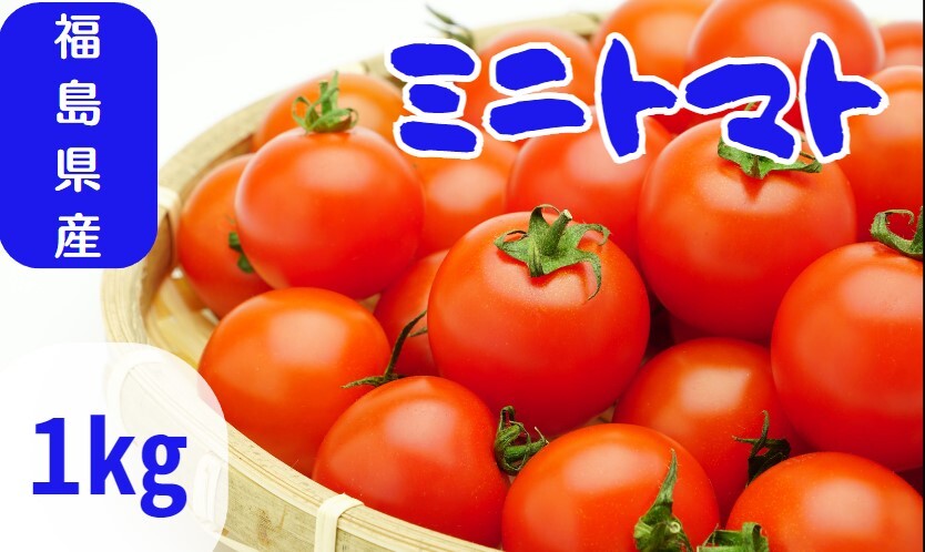 1kg 福島県産 ミニトマト キャロルスター 要冷蔵便 トマトのサムネイル