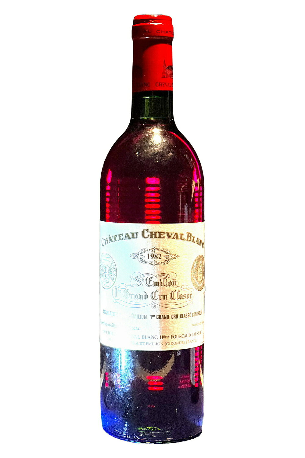 シャトー・シュヴァル・ブラン 1982 - 神咲雫の選んだ『神の雫』 750ml ボルドー 赤ワイン 熟成 ギフト フランス 古酒 ヴィンテージワイン 生まれ年 誕生年 記念日 プレゼント 贈り物 jirowineshop-10000017 小川次郎ワインショップ楽天市場店 パッケージ画像