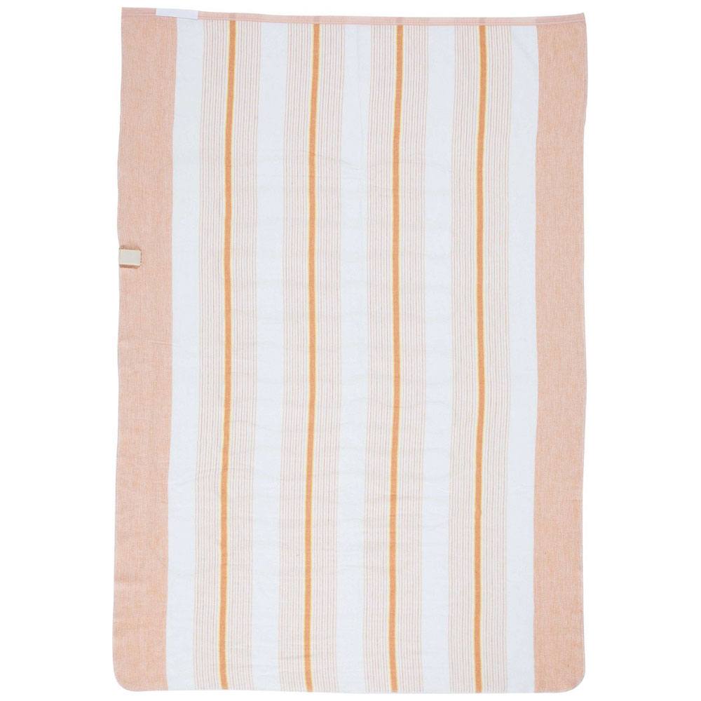 広電 電気毛布（掛敷タイプ・188×130cm オレンジ/ストライプ） VWK551H-DS 【暖房器具】KODEN [VWK551HDS]