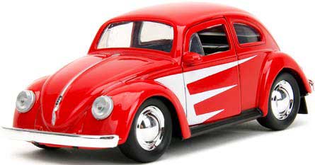 Jada Toys 1/32　1959 VW ビートル レッド/チェリーグラフィックス ボクシンググローブ付【JADA34236】 ミニカー
