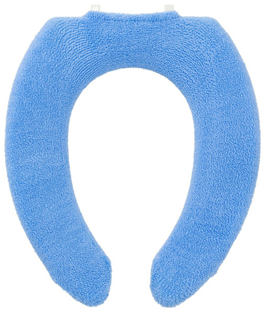 オカ やわらか便座シーズ トイレ便座カバー U型（ブルー） オカ3032174 [オカ3032174]