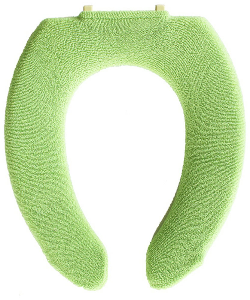 オカ やわらか便座シーズ トイレ便座カバー U型（グリーン） オカ3032175 [オカ3032175]