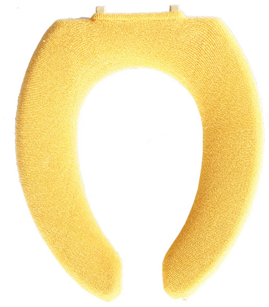 オカ やわらか便座シーズ トイレ便座カバー U型（イエロー） オカ3032121 [オカ3032121]