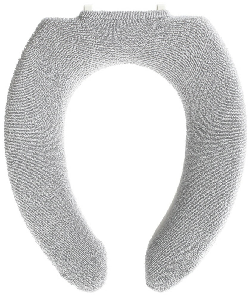 オカ やわらか便座シーズ トイレ便座カバー U型（グレー） オカ3032123 [オカ3032123]