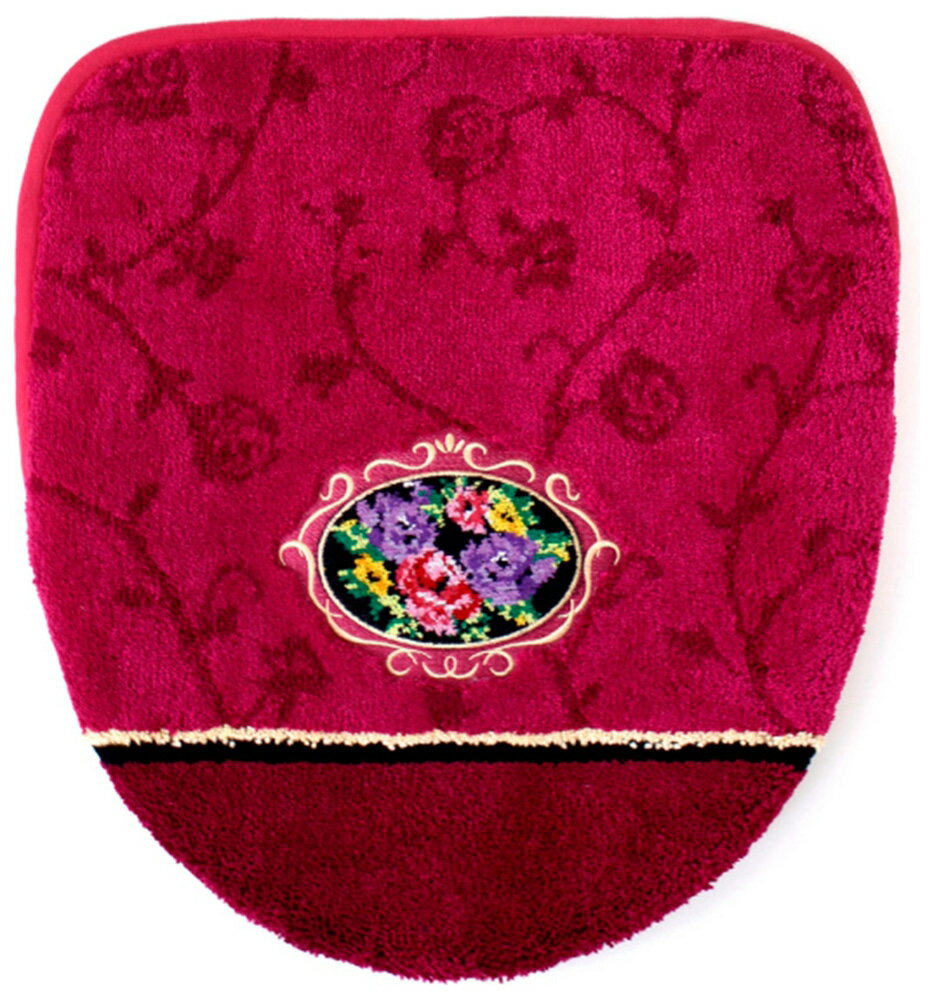 オカ シェニールロゼ トイレフタカバー ドレニモタイプ（ピンク） オカ3032830 [オカ3032830]