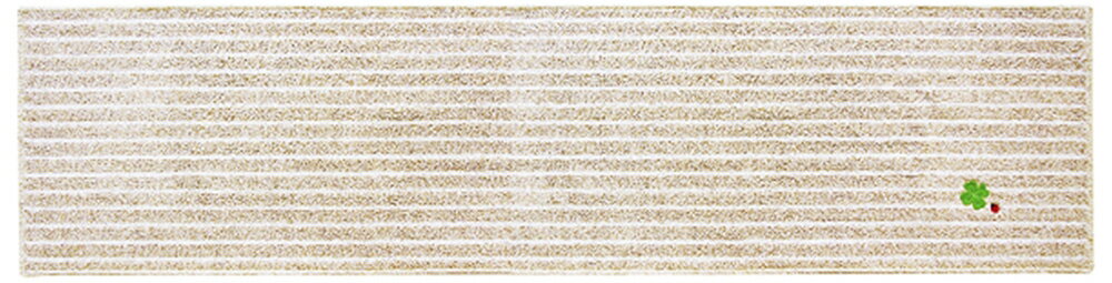 オカ ナチュラルクローバー キッチンマット 45×180（ベージュ） オカ3032190 [オカ3032190](3.0)
