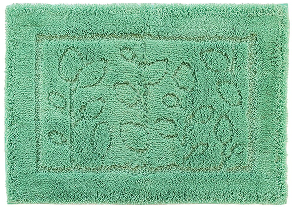 オカ 乾度良好 ファイン バスマット 約35×50cm（グリーン） オカ3032345 [オカ3032345]
